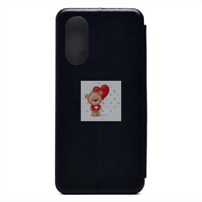 Чехол-книжка для Honor X5 Plus (черный) - BC002