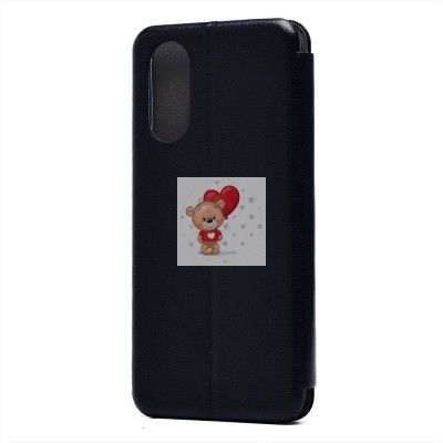 Чехол-книжка для Honor X5 Plus (черный) - BC002