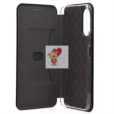 Чехол-книжка для Honor X5 Plus (черный) - BC002