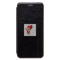 Чехол-книжка для Honor x6a (черный) - BC002