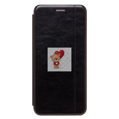 Чехол-книжка для Honor x6a (черный) - BC002