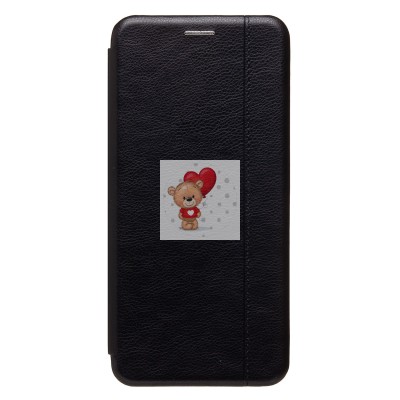 Чехол-книжка для Honor X6b (черный) - BC002