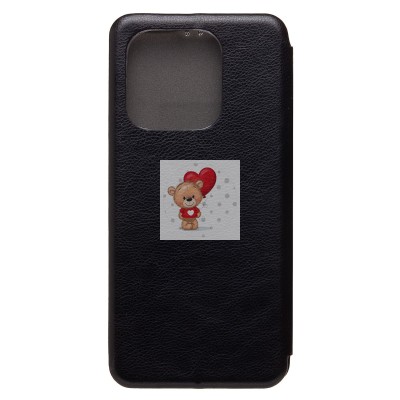 Чехол-книжка для Honor X6b (черный) - BC002 Чехол-книжка для Honor X6b (черный) - BC002