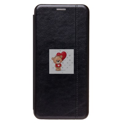 Чехол-книжка для Honor X7b 5G (черный) - BC002