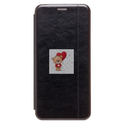 Чехол-книжка для Honor X7b (черный) - BC002