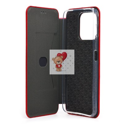 Чехол-книжка для Honor X8a (красный) - BC002 Чехол-книжка для Honor X8a (красный) - BC002