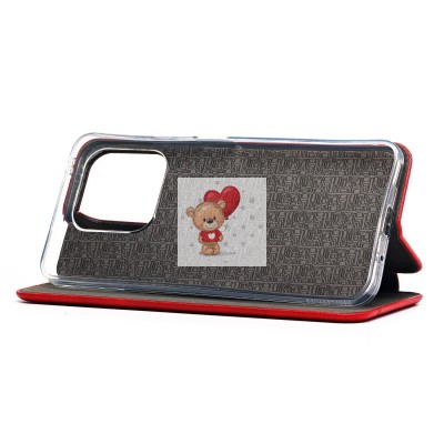 Чехол-книжка для Honor X8a (красный) - BC002 Чехол-книжка для Honor X8a (красный) - BC002