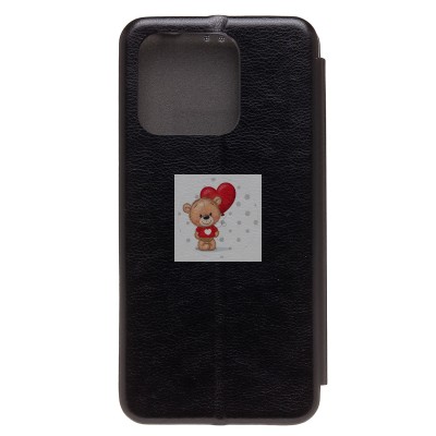 Чехол-книжка для Huawei Honor X8c (черный) - BC002