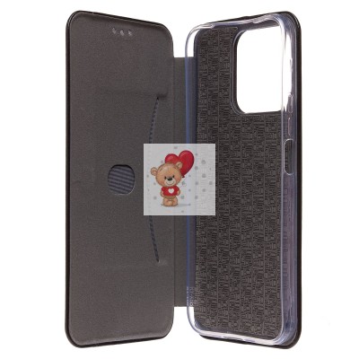 Чехол-книжка для Huawei Honor X8c (черный) - BC002