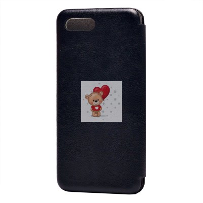 Чехол-книжка для Huawei Honor 10 (черный) открытие вбок - BC002