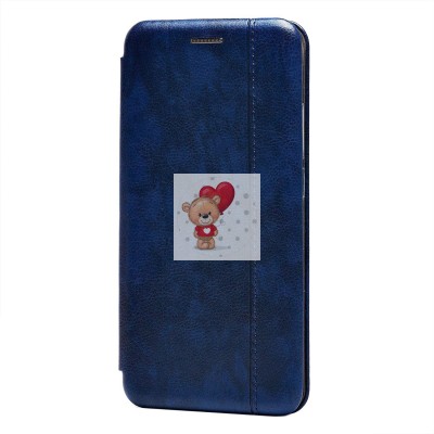 Чехол-книжка для Huawei Honor 10 (синий) открытие вбок - BC002