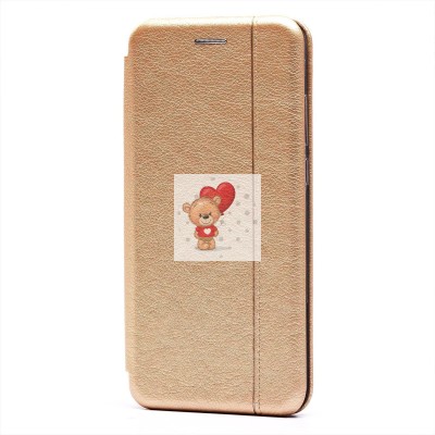 Чехол-книжка для Huawei Honor 20e (золотой) открытие вбок - BC002