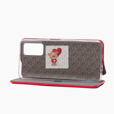 Чехол-книжка для Huawei Honor 10X Lite (красный) открытие вбок - BC002