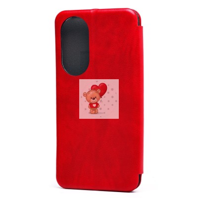 Чехол-книжка для Huawei Honor 70 5G (красный) - BC002 Чехол-книжка для Huawei Honor 70 5G (красный) - BC002