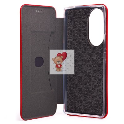 Чехол-книжка для Huawei Honor 70 5G (красный) - BC002 Чехол-книжка для Huawei Honor 70 5G (красный) - BC002
