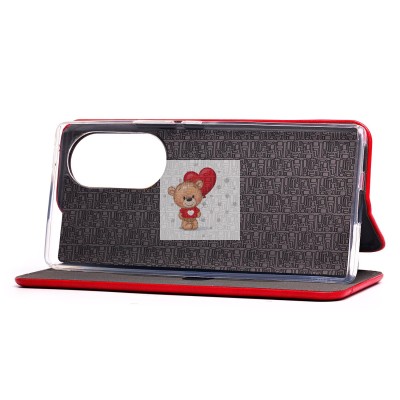 Чехол-книжка для Huawei Honor 70 5G (красный) - BC002 Чехол-книжка для Huawei Honor 70 5G (красный) - BC002