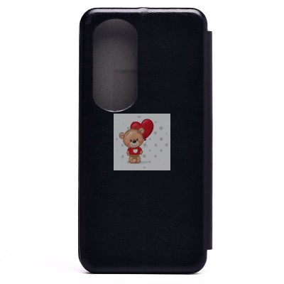 Чехол-книжка для Huawei Honor 70 Pro (черный) - BC002 Чехол-книжка для Huawei Honor 70 Pro (черный) - BC002