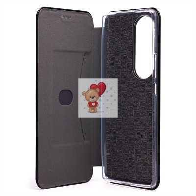 Чехол-книжка для Huawei Honor 70 Pro (черный) - BC002 Чехол-книжка для Huawei Honor 70 Pro (черный) - BC002