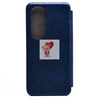 Чехол-книжка для Huawei Honor 70 Pro (синий) - BC002 Чехол-книжка для Huawei Honor 70 Pro (синий) - BC002
