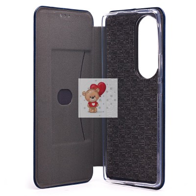 Чехол-книжка для Huawei Honor 70 Pro (синий) - BC002 Чехол-книжка для Huawei Honor 70 Pro (синий) - BC002