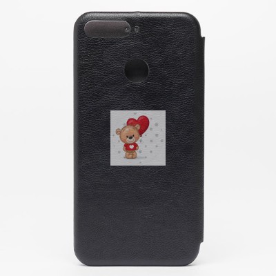 Чехол-книжка для Huawei Honor 7C (черный) открытие вбок - BC002 Чехол-книжка для Huawei Honor 7C (черный) открытие вбок - BC002