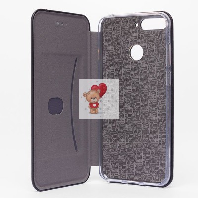 Чехол-книжка для Huawei Honor 7C (черный) открытие вбок - BC002 Чехол-книжка для Huawei Honor 7C (черный) открытие вбок - BC002