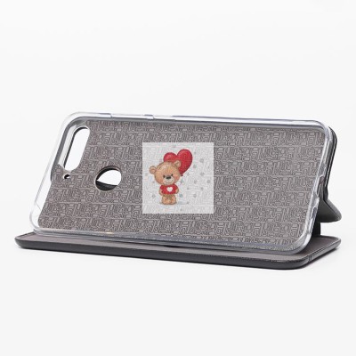 Чехол-книжка для Huawei Honor 7C (черный) открытие вбок - BC002 Чехол-книжка для Huawei Honor 7C (черный) открытие вбок - BC002