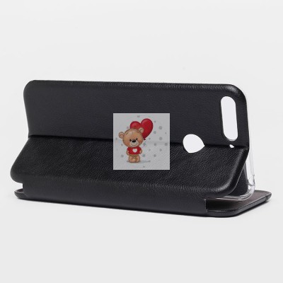 Чехол-книжка для Huawei Honor 7C (черный) открытие вбок - BC002 Чехол-книжка для Huawei Honor 7C (черный) открытие вбок - BC002