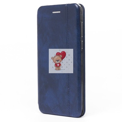 Чехол-книжка для Huawei Honor 7A (синий) открытие вбок - BC002 Чехол-книжка для Huawei Honor 7A (синий) открытие вбок - BC002