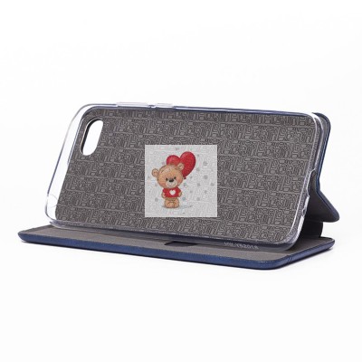 Чехол-книжка для Huawei Honor 7A (синий) открытие вбок - BC002 Чехол-книжка для Huawei Honor 7A (синий) открытие вбок - BC002