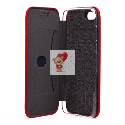 Чехол-книжка для Huawei Honor 7A (красный) открытие вбок - BC002 Чехол-книжка для Huawei Honor 7A (красный) открытие вбок - BC002