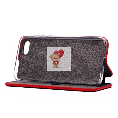 Чехол-книжка для Huawei Honor 7A (красный) открытие вбок - BC002 Чехол-книжка для Huawei Honor 7A (красный) открытие вбок - BC002