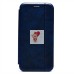 Чехол-книжка для Huawei Honor 8X (синий) открытие вбок - BC002