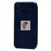 Чехол-книжка для Huawei Honor 8X (синий) открытие вбок - BC002