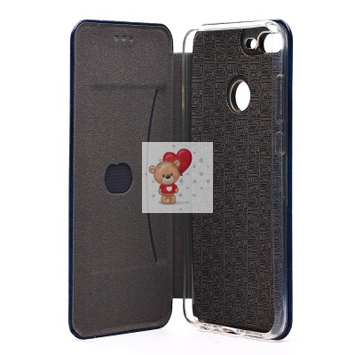 Чехол-книжка для Huawei Honor 9 Lite (синий) открытие вбок - BC002 Чехол-книжка для Huawei Honor 9 Lite (синий) открытие вбок - BC002