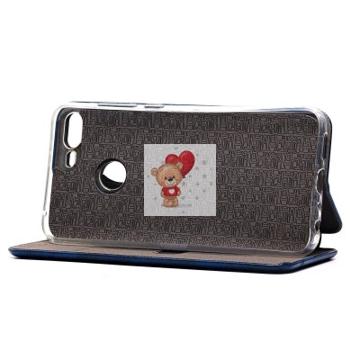 Чехол-книжка для Huawei Honor 9 Lite (синий) открытие вбок - BC002 Чехол-книжка для Huawei Honor 9 Lite (синий) открытие вбок - BC002