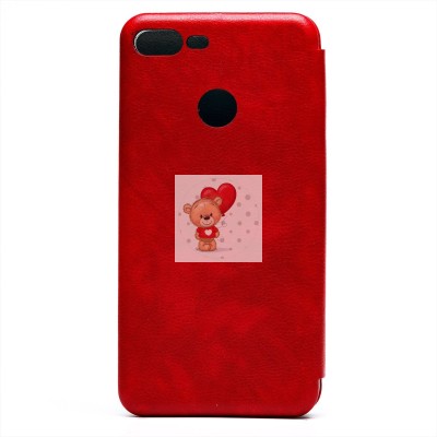 Чехол-книжка для Huawei Honor 9 Lite (красный) открытие вбок - BC002 Чехол-книжка для Huawei Honor 9 Lite (красный) открытие вбок - BC002