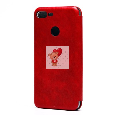 Чехол-книжка для Huawei Honor 9 Lite (красный) открытие вбок - BC002 Чехол-книжка для Huawei Honor 9 Lite (красный) открытие вбок - BC002