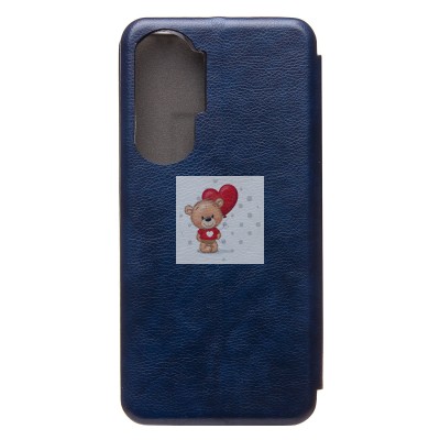 Чехол-книжка для Huawei Honor 90 lite (синий) - BC002 Чехол-книжка для Huawei Honor 90 lite (синий) - BC002