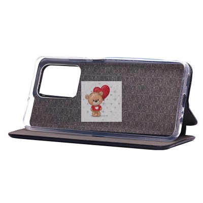 Чехол-книжка для Huawei Honor X7a (черный) - BC002