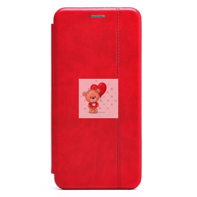 Чехол-книжка для Huawei Honor X7a (красный) - BC002 Чехол-книжка для Huawei Honor X7a (красный) - BC002