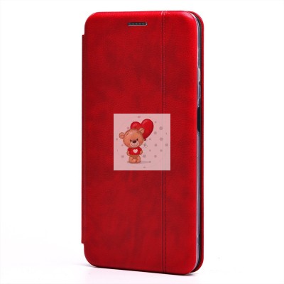 Чехол-книжка для Huawei Honor X7a (красный) - BC002 Чехол-книжка для Huawei Honor X7a (красный) - BC002