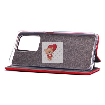 Чехол-книжка для Huawei Honor X7a (красный) - BC002 Чехол-книжка для Huawei Honor X7a (красный) - BC002