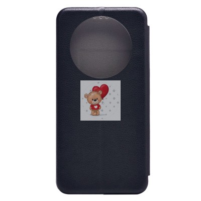 Чехол-книжка для Huawei Honor X9a (черный) - BC002