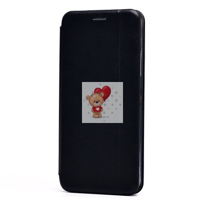 Чехол-книжка для Huawei nova Y61 (черный) - BC002
