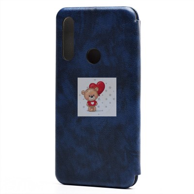 Чехол-книжка для Huawei Honor 9X RU (синий) открытие вбок - BC002 Чехол-книжка для Huawei Honor 9X RU (синий) открытие вбок - BC002