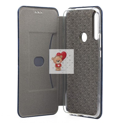 Чехол-книжка для Huawei Honor 9X RU (синий) открытие вбок - BC002 Чехол-книжка для Huawei Honor 9X RU (синий) открытие вбок - BC002