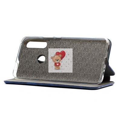 Чехол-книжка для Huawei Honor 9X RU (синий) открытие вбок - BC002 Чехол-книжка для Huawei Honor 9X RU (синий) открытие вбок - BC002