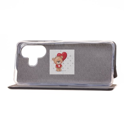 Чехол-книжка для Infinix Hot 30 (черный) - BC002 Чехол-книжка для Infinix Hot 30 (черный) - BC002