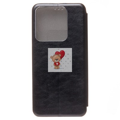 Чехол-книжка для Infinix Smart 7 Global (X6515) (черный) - BC002 Чехол-книжка для Infinix Smart 7 Global (X6515) (черный) - BC002